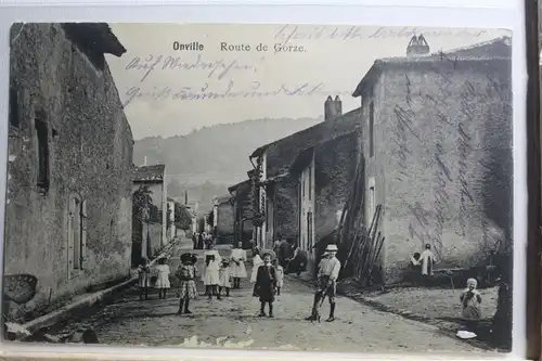 AK Onville Route de Gorze Feldpost 1915 #PF378