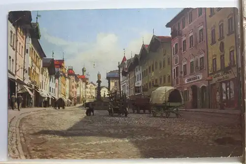 AK Bad Tölz Oberer Markt 1925 #PE628