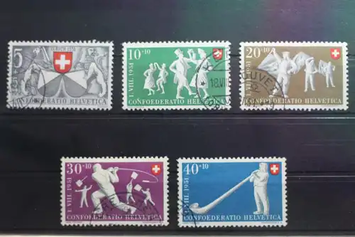 Schweiz 555-559 gestempelt #SL052