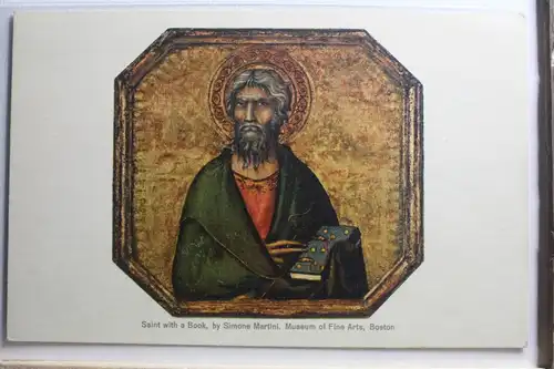 AK Boston Saint with a Book, by Simone Marthini #PF425