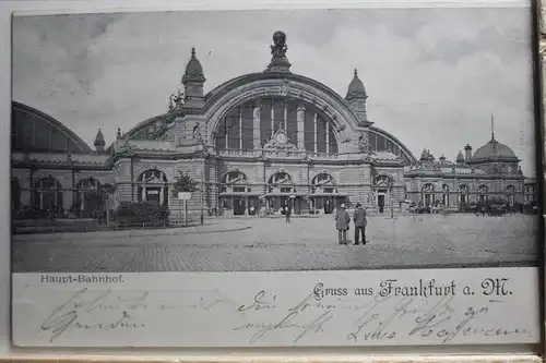 AK Frankfurt am Main Hauptbahnhof (Sammlung Dressel) 1899 #PE756