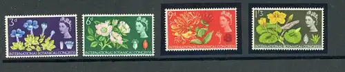 Großbritannien 378-381 postfrisch Blumen #IF403