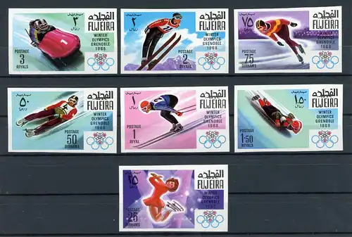 Fujeira 214-220B postfrisch Olympiade #HL406