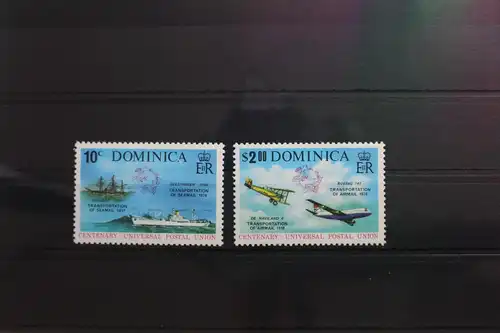 Dominica 417-418 postfrisch Weltpostverein UPU #SL376