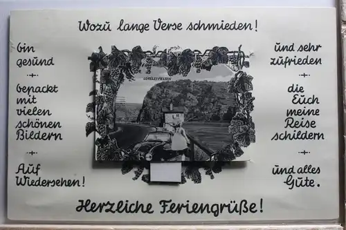 AK Loreleyfelsen Mehrbildkarte #PE725