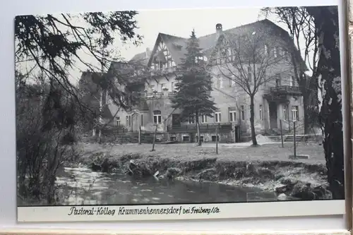 AK Krummenhennersdorf Pastoral-Kolleg bei Freiberg / Sa. 1958 #PE753