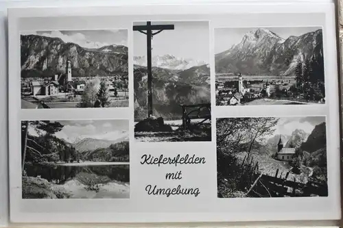 AK Kiefersfelden mit Umgebung - Mehrbildkarte 1955 #PE844