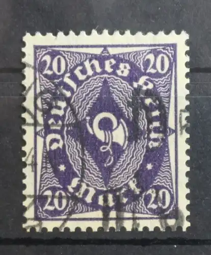 Deutsches Reich 230P I gestempelt geprüft Infla Berlin, Plattenfehler #SM291