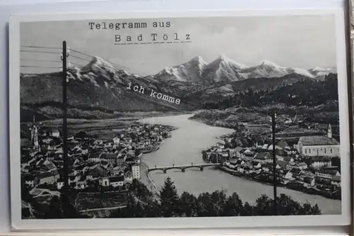 AK Bad Tölz Ortsansicht 1937 #PE908