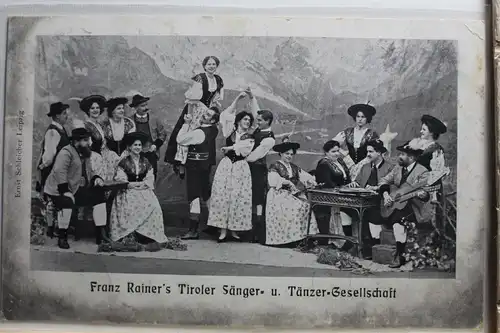AK Deutschland Franz Rainer's Tiroler Sänger- u. Tanzgesellsch. #PE990