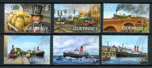 Guernsey 1083-88 postfrisch Brunel #IS636