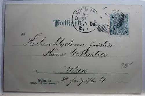 AK Deutschland Künstlerkarte 1900 #PE951