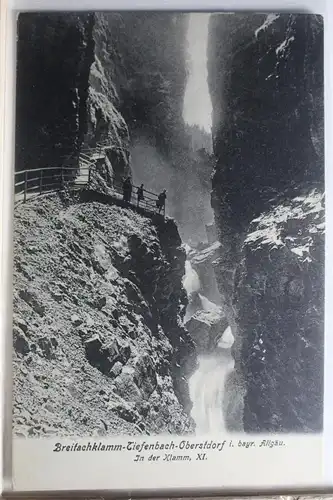 AK Breitachklamm- Tiefenbach - Oberstdorf i. bayr. Allgäu #PE938