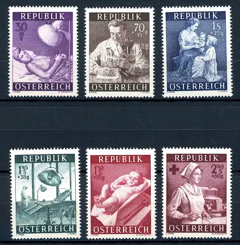 Österreich 999-1004 postfrisch #IS647