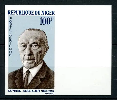 Niger 168 B postfrisch Adenauer #O6415