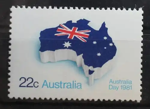 Australien 740 postfrisch Oberrand #SN202