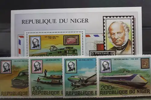 Niger 662-665, Block 23 mit 666 postfrisch #SN485