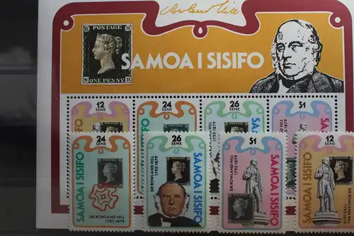 Samoa 415-418, Block 19 mit 415-418 postfrisch #SN487