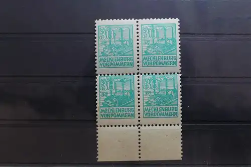 SBZ 39z als Viererblock postfrisch geprüft Thom BPP #SO555