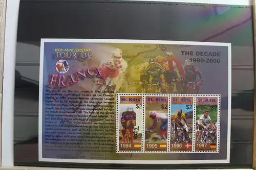 St. Kitts 740-7420 als KB postfrisch Kleinbogen #SO730