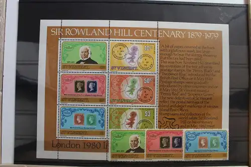 St. Vincent 540-542, Block 9 mit 532, 533, 537, 540-542 postfrisch #SO735