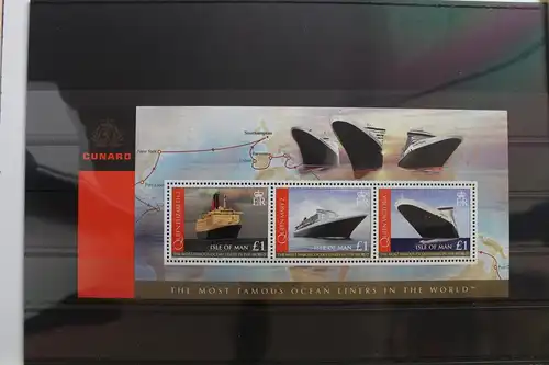 Großbritannien Isle of Man Block 62 mit 1412-1414 postfrisch "Vögel" #SO785