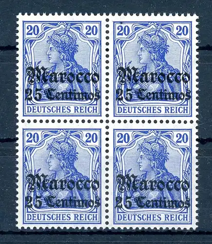 Deutsche APA Marokko 37a postfrisch als 4er Einheit #GJ087