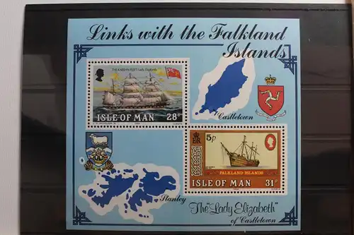 Großbritannien Isle of Man Block 7 mit 255 postfrisch #SO224