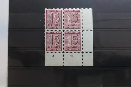 SBZ 133X wb Eckrandviererblock postfrisch geprüft Ströh BPP #SO607