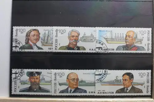 Russland 334-339 gestempelt #SQ282