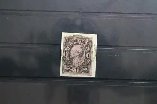 Altdeutschland Sachsen 9 gestempelt #SQ391