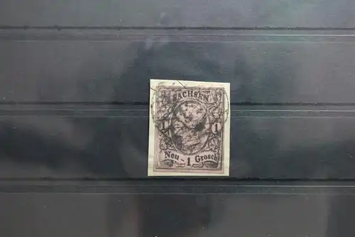 Altdeutschland Sachsen 9 gestempelt #SQ355