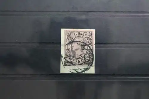 Altdeutschland Sachsen 9 gestempelt #SQ396