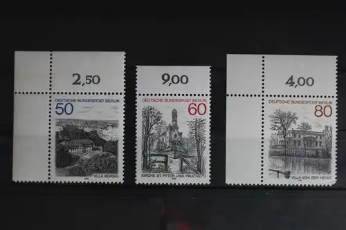 Berlin 685-687 postfrisch Oberrand #SR589