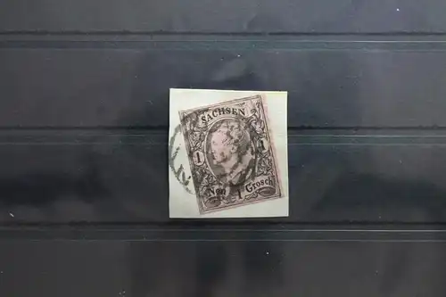 Altdeutschland Sachsen 9 gestempelt #SQ419