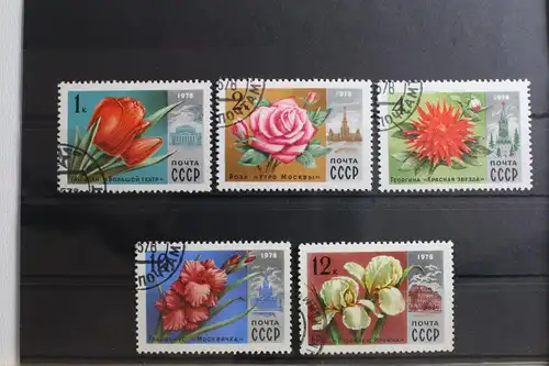 Sowjetunion 4722-4726 gestempelt #SR865