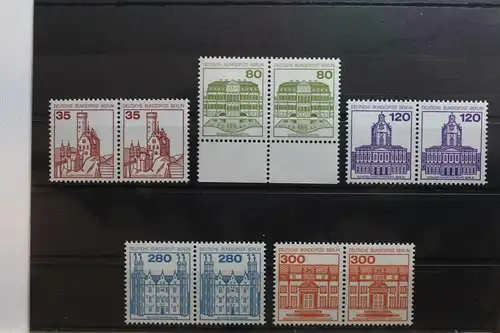 Berlin 673-677 postfrisch als waagerechte Paare #SQ930