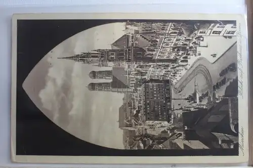 AK München Blick auf Rathaus und Dom 1929 #PF517