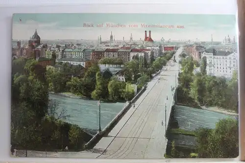 AK München Blick vom Maximilianeum aus #PF515