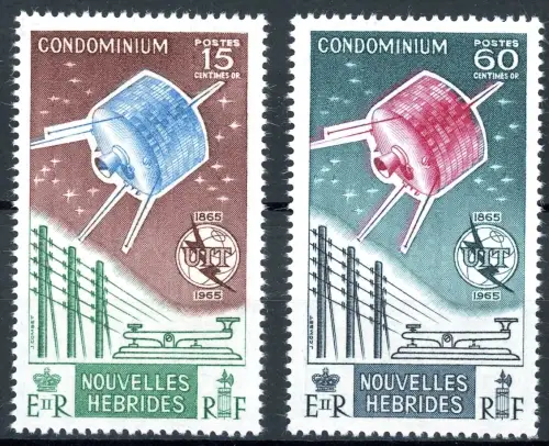 Neue Hebriden 210-211 postfrisch Raumfahrt #GB465