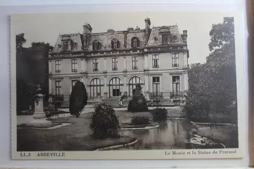 AK Abbeville Le Musée et la Statue de Prarond #PF495