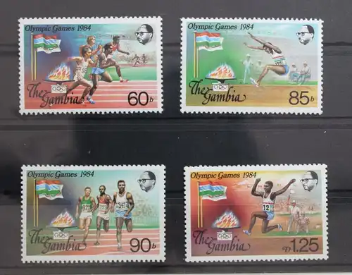 Gambia 531-534 postfrisch Olymische Spiele #ST435
