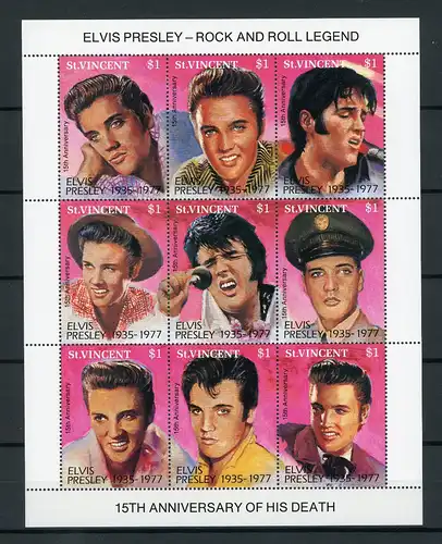 St. Vincent Klb. 1983-1991 postfrisch Musik #IN231