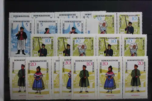 DDR W Zd 144 - W Zd 155 postfrisch Zusammendruck #ST219