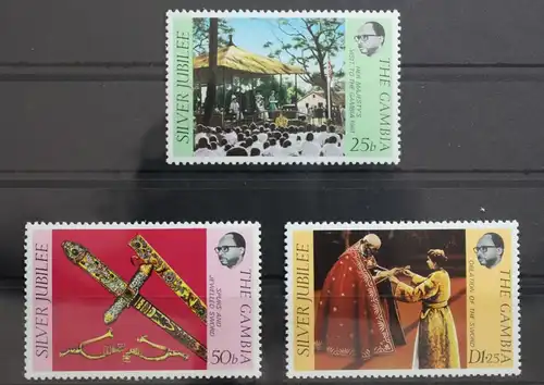 Gambia 339-341 postfrisch #ST398