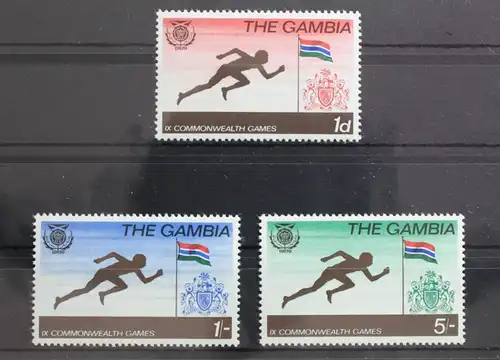 Gambia 239-241 postfrisch #ST371