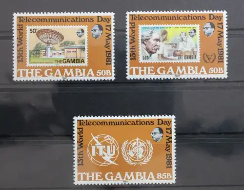 Gambia 421-423 postfrisch #ST418