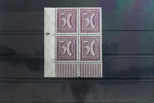 Deutsches Reich 183 postfrisch als Eckrandviererblock #SS650