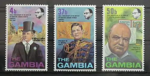 Gambia 297-299 postfrisch #ST385