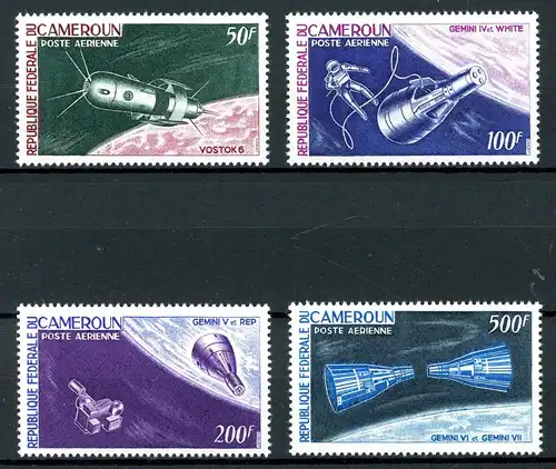 Kamerun 449-452 postfrisch Raumfahrt #GB473